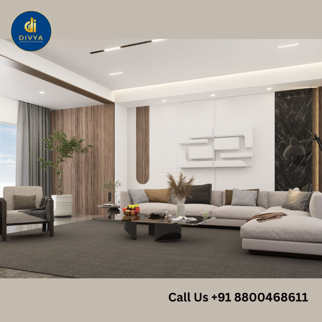 Modular home interior for a stylish and functional 3BHK home