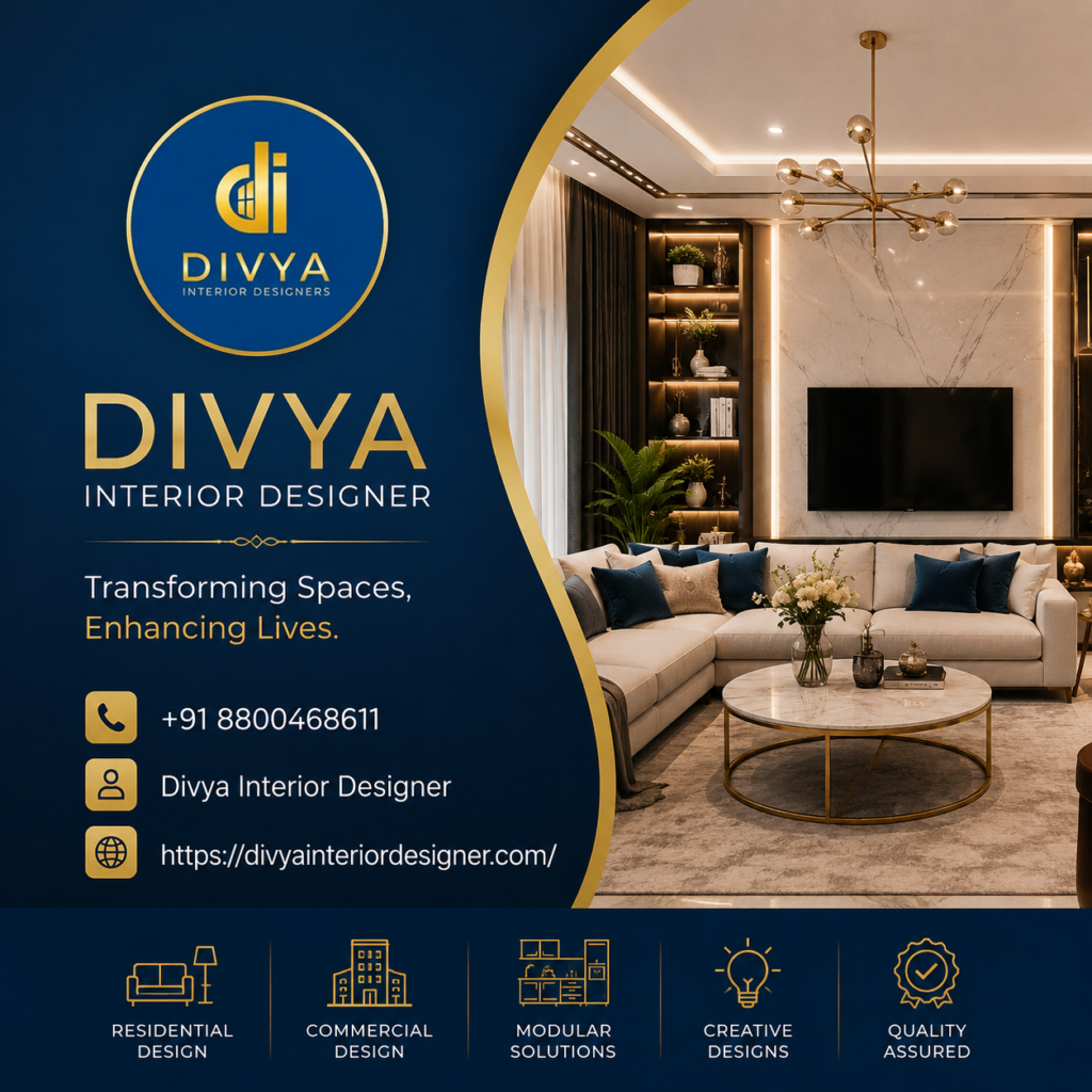 Interior Designer in SKA Greenarch by divya interior designer