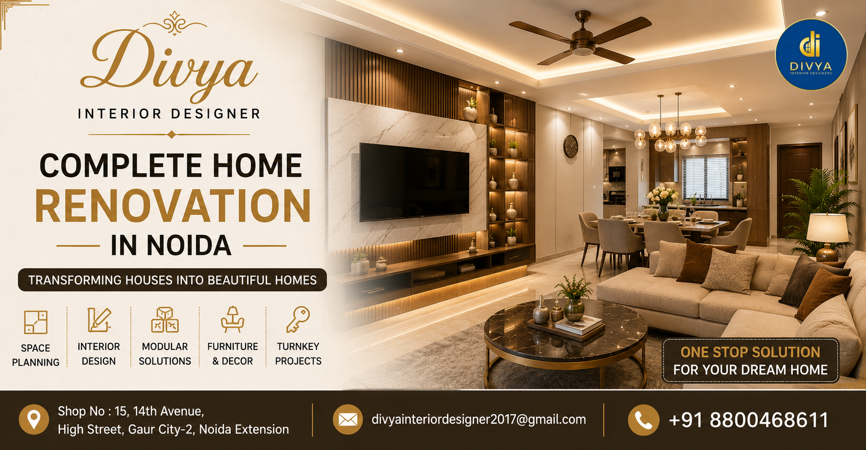 complete home renovation in Noida