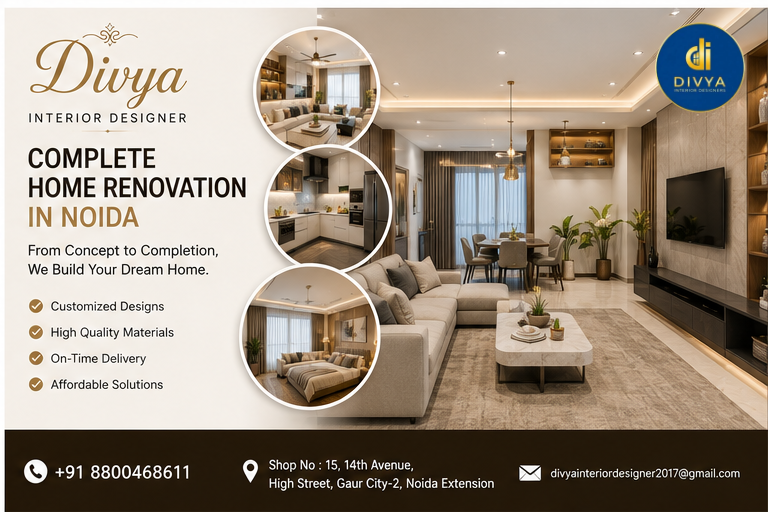 complete home renovation in Noida