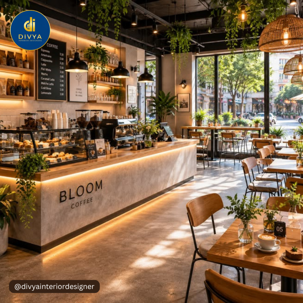Interior Designer For Cafe | Divya Interior Designer