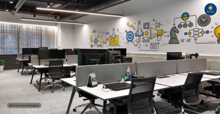 Low Budget Small Office Interior Design | Divya Interior Designer